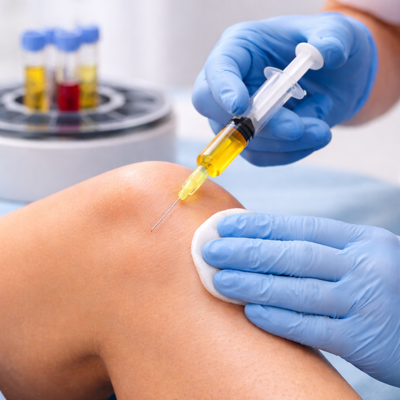 PRP Injection for Knee pain, Tendon Inflammation and Sprain Recovery