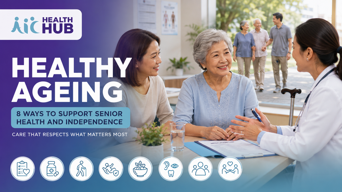 Healthy Ageing: 8 Ways to Support the Health and Independence of Seniors